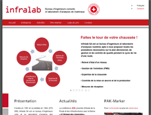 Tablet Screenshot of infralab.ch